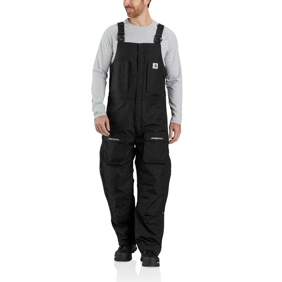 Carhartt Yukon Extremes® Loose Fit Insulated Biberall in Black
