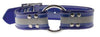 Leather Brothers SunGlo 1.5 Wide Reflective Ring-in-Center Collars (Red 23)