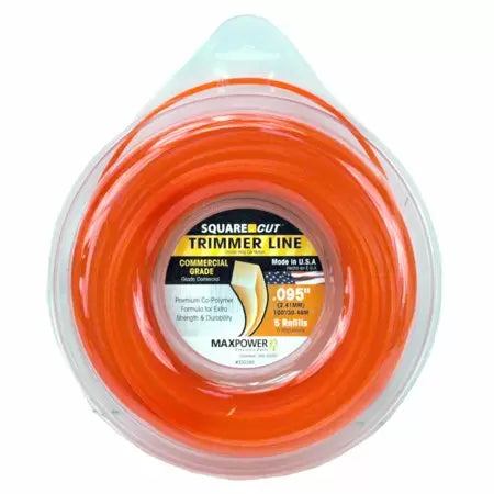 Maxpower Precision Parts .095in. x 50ft. Square One Trimmer Line (.095