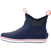 XtraTuf Men's 6 in Ankle Deck Boot Navy Red (Navy Red)