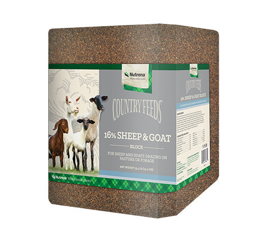 Nutrena® Country Feeds® 16% Sheep & Goat Block (33.3 lb)