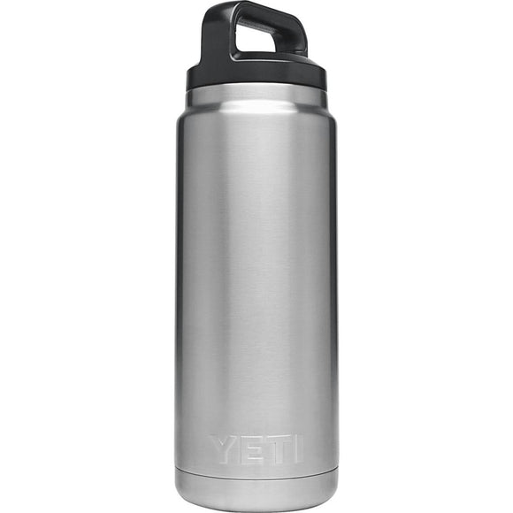 Yeti Rambler 26 Oz. Silver Stainless Steel Insulated Vacuum Bottle