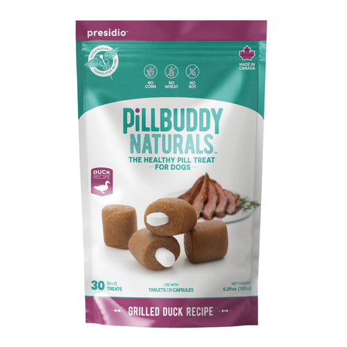 Presidio Dog Pill Buddy Naturals Pill Hiding Treats For Dogs (90 Count Roasted Chicken)