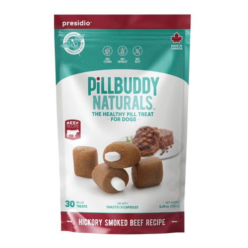 Presidio Dog Pill Buddy Naturals Pill Hiding Treats For Dogs (90 Count Roasted Chicken)