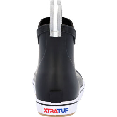 XtraTuf Kids' Ankle Deck Boot Black