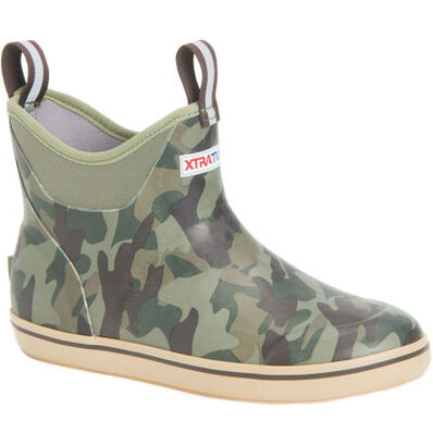 XtraTuf Men's 6 in Ankle Deck Boot Duck Camo (Camo)