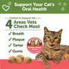 Whimzees Natural Cat Dental Treats, Chicken & Salmon Flavor