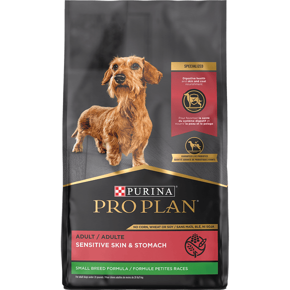 Purina Pro Plan Adult Sensitive Skin & Stomach Small Breed Salmon & Rice Formula Dry Dog Food