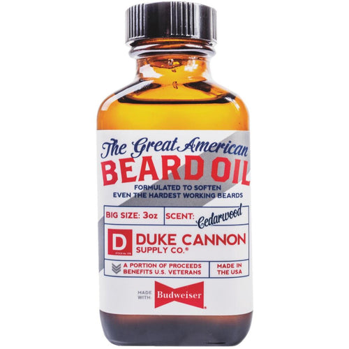 Duke Cannon 3 Oz. Great American Budweiser Beard Oil