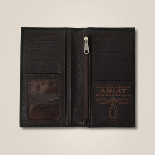 Ariat Men's Rodeo Wallet Logo