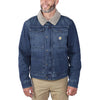 Carhartt Relaxed Fit Denim Sherpa-Lined Jacket in Beech