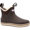 XtraTuf Men's 6 in Ankle Deck Boot Chocolate Tan