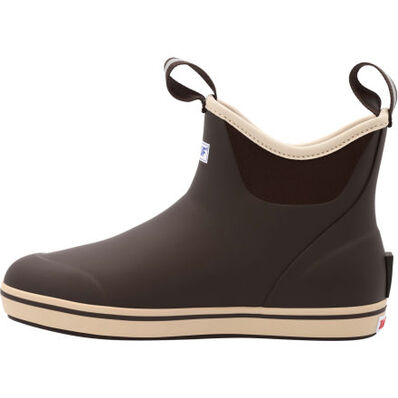 XtraTuf Men's 6 in Ankle Deck Boot Chocolate Tan