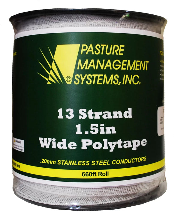 Pasture Management 13 Strand Wide Polytape
