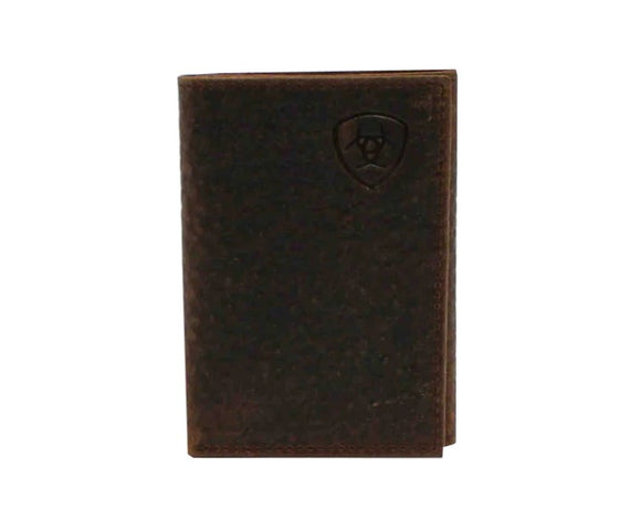 Ariat Men's Trifold Shield Logo Wallet