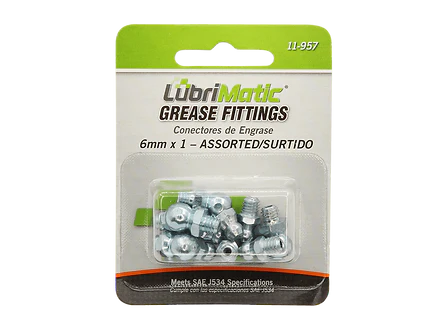Lubrimatic 45 deg. Grease Fittings 8 Piece