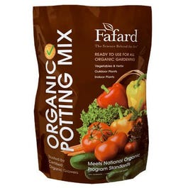 Potting Mix With Fertilizer, Organic,  1-Cu. Ft.