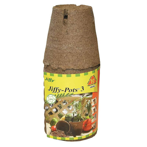 Jiffy 3 Peat Pots (10 Pack)