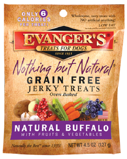 Evanger's Grain Free Buffalo with Fruits and Veggies Dog Treats