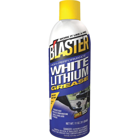 Blaster 11 Oz. Aerosol High-Performance White Lithium Grease