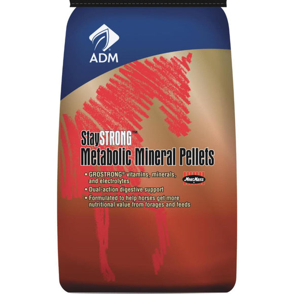 ADM StayStrong 40 Lb. Multi-Vitamin Horse Feed Supplement Metabolic Mineral Pellets