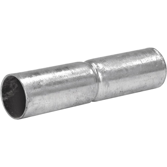Midwest Air Tech 6 In. L. x 1-3/8 In. Dia. Zinc Coated Galvanized Steel Rail Sleeve