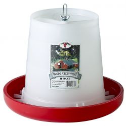 Miller Manufacturing 11 Pound Plastic Hanging Poultry Feeder (11 lbs)