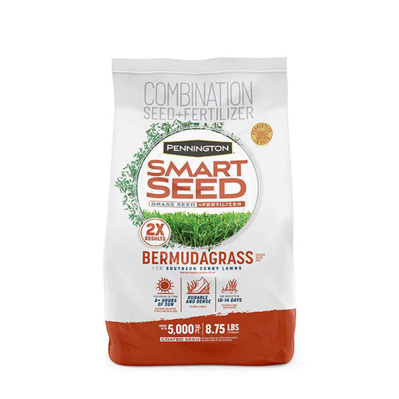 Pennington Smart Seed Bermudagrass Grass Seed and Fertilizer Mix  8.75 lb.