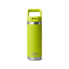 YETI RAMBLER® 18 Oz Water Bottle With Color-Matched Straw Cap (Chartreuse 18 oz)