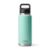 YETI Rambler 36 Oz Water Bottle with Chug Cap (36 Oz Seafoam)