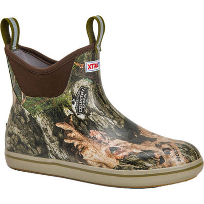 XtraTuf Men's Mossy Oak® Country DNA 6 in Ankle Deck Boot