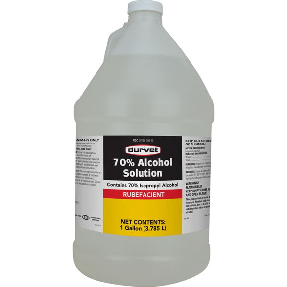 DURVET ISOPROPYL ALCOHOL 70% SOLUTION (1 GAL)