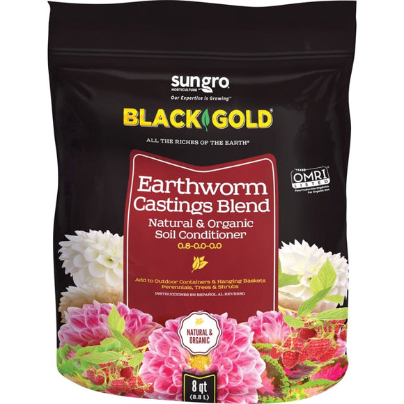 Black Gold Earthworm Castings (8 QT)
