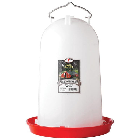 LITTLE GIANT HANGING POULTRY WATERER PLASTIC (3 GAL)