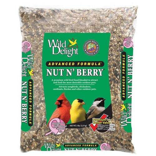 WILD DELIGHT NUT N' BERRY WILD BIRD FOOD (5 lb)